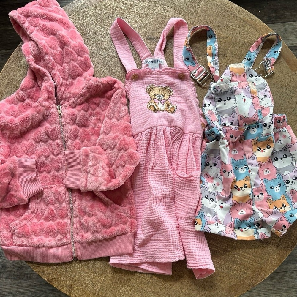 Girls Small Bundle Size (5-6), three items included.